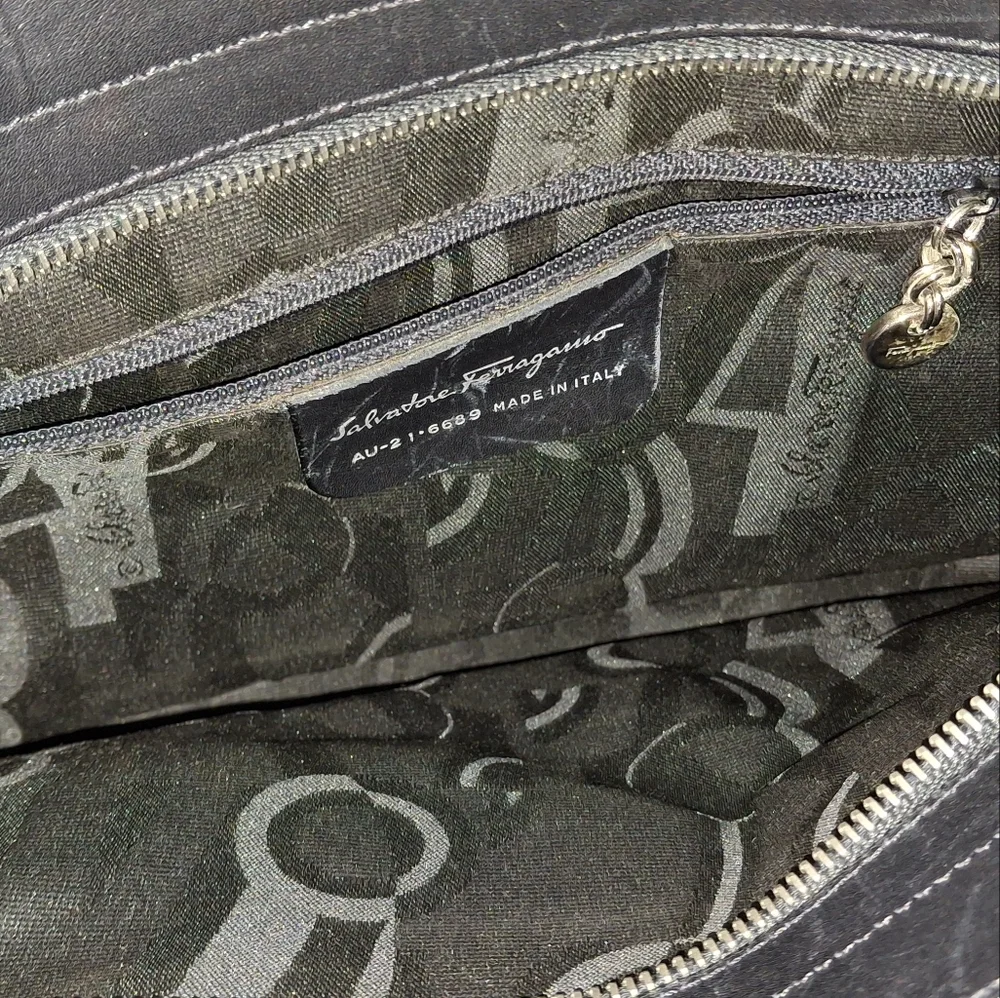 Salvatore Ferragamo Black Fabric Interior - Picture 5 of 8